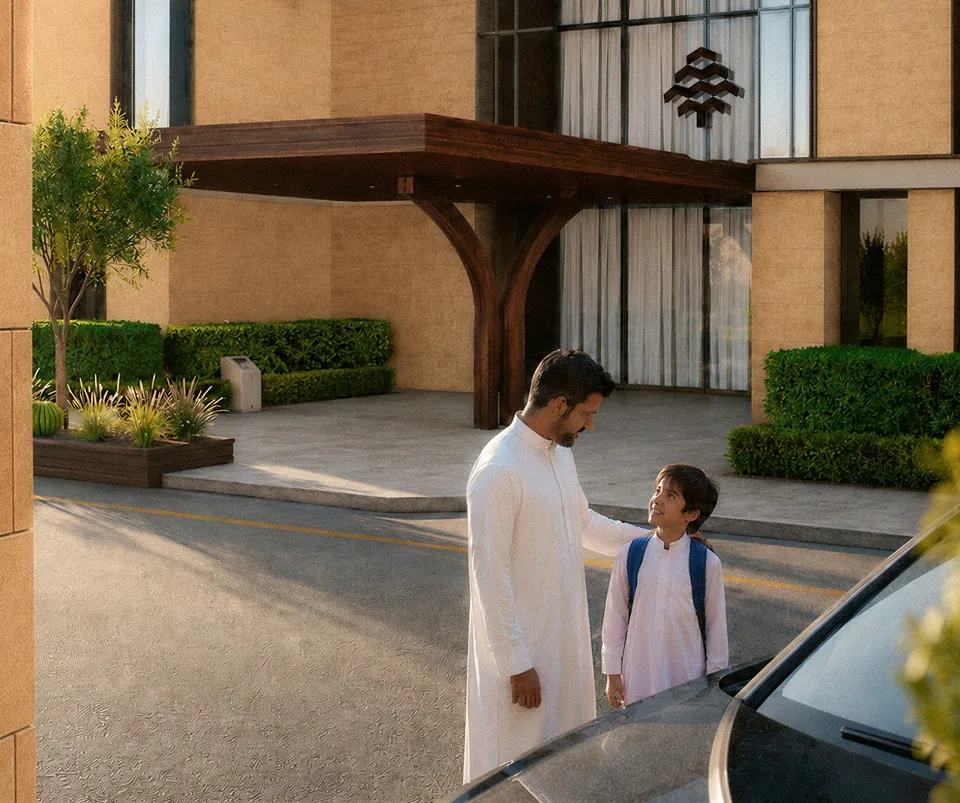مدخل مشروع ستون الندى / Stone Al Nada entrance